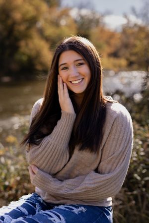 flushing county park/fall outdoor senior session/Flushing mi