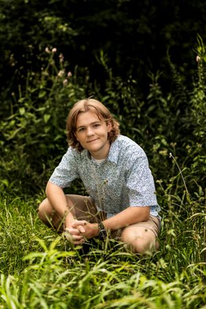 flushing county park/fall outdoor senior session/Flushing mi