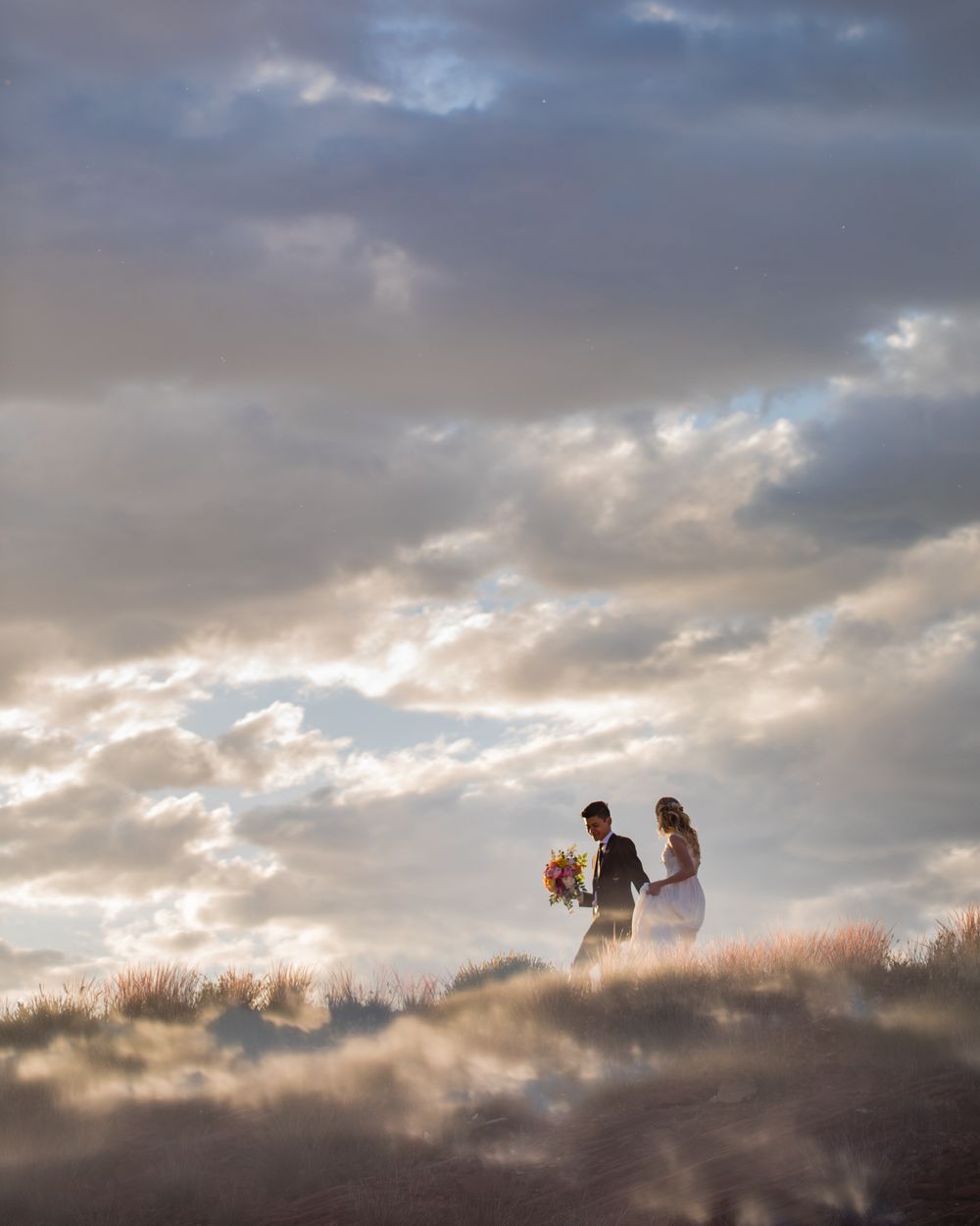 Couple in the clouds