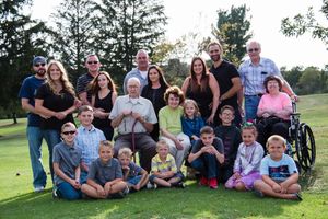 multi generation family photo sunny day