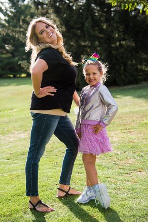 mommy and me picture being sassy and fun