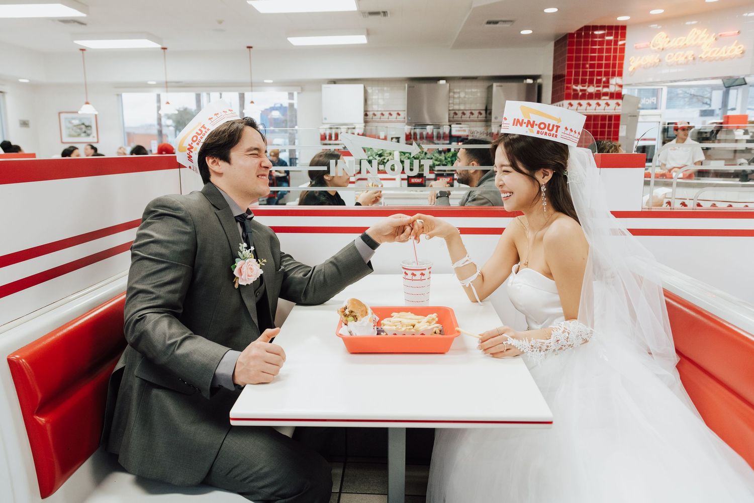 In n Out elopement in Las Vegas by Diana Jean Photography