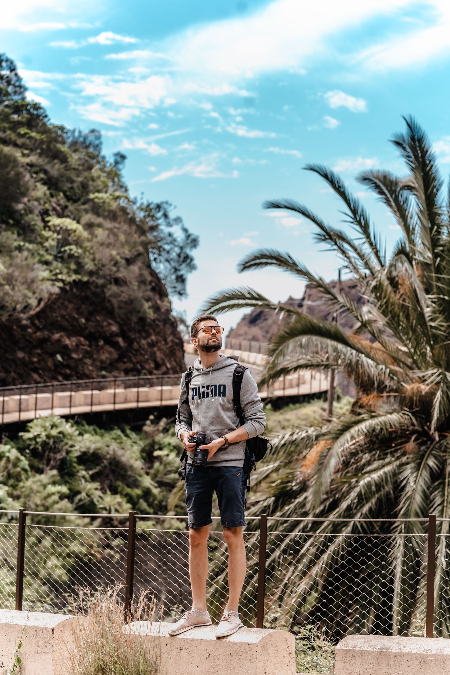 Location scouting in Tenerife for wedding photoshoot