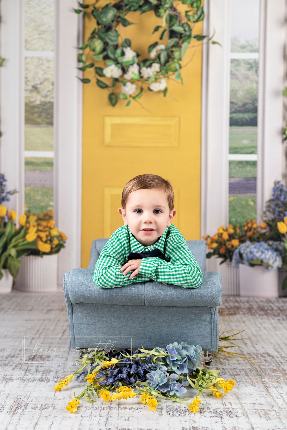spring mini, children spring portraits, spring floral portrait