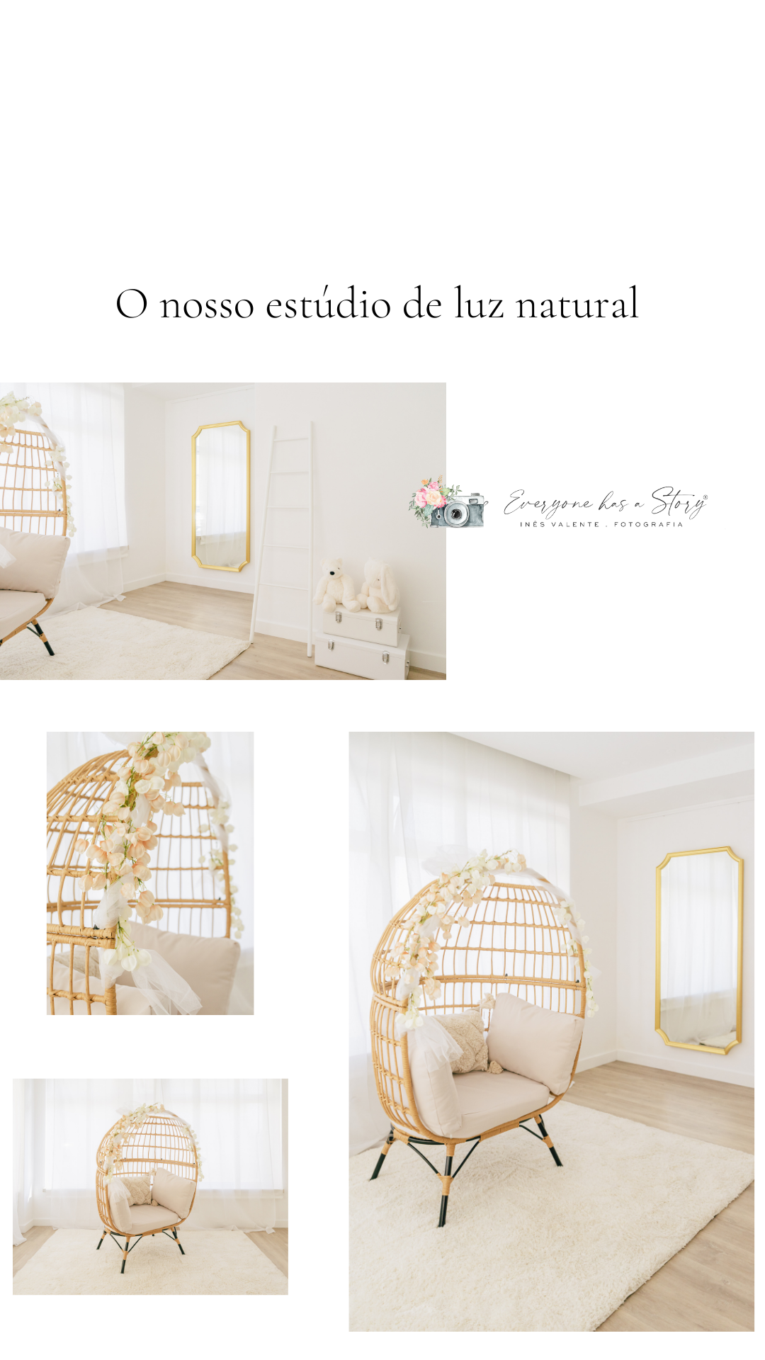 Sessões Fotográficas - Inês Valente Fotografia - Everyone has a Story - Estúdio Luz Natural Queijas - Lisboa