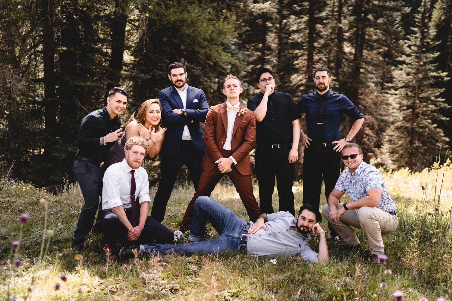 Groomsmen Photo Ideas Mountain wedding