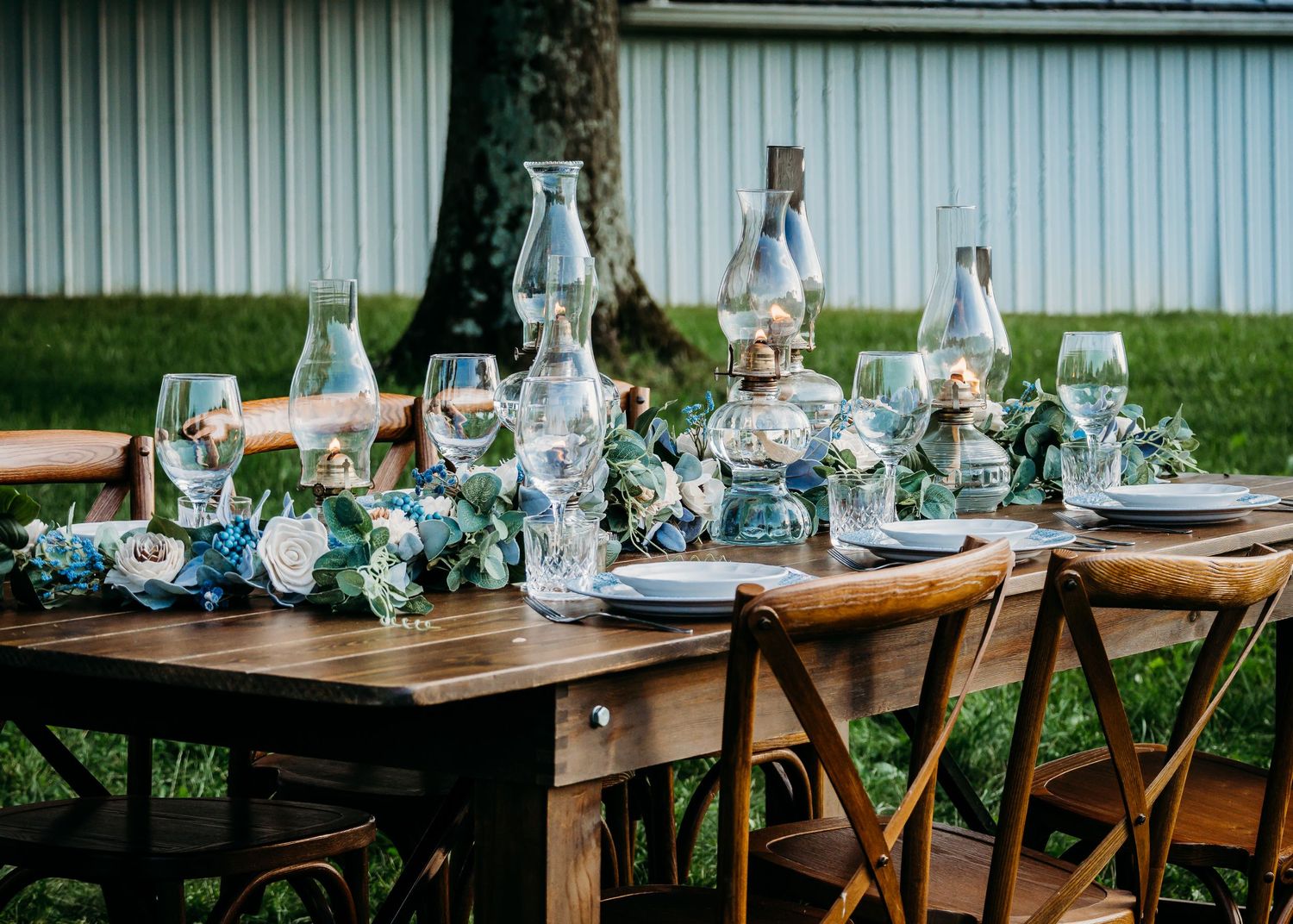 Wedding Day Table Decor