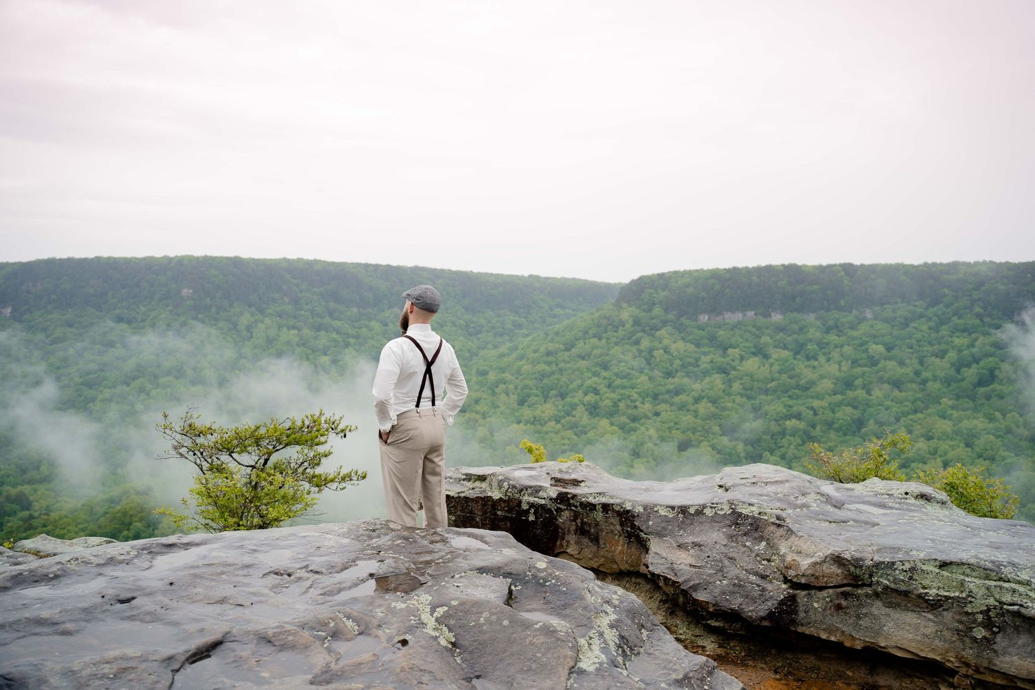 Elopement in Tennessee Fall Creek Falls Mandy Kline Photography