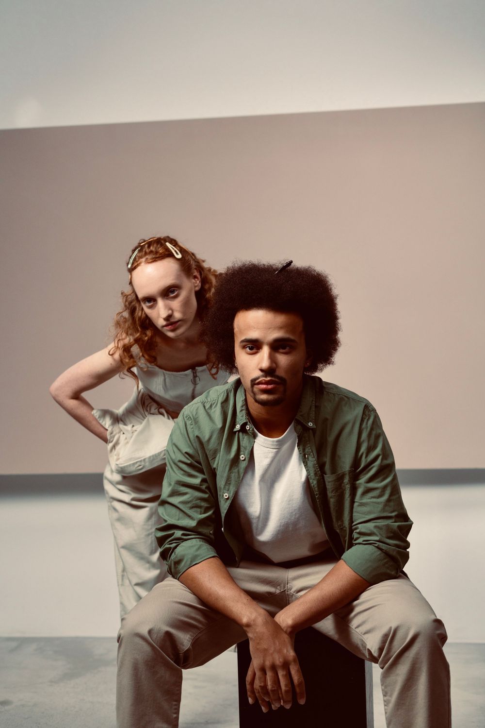 Strongshot Studio, Martinez, GA, Creative Photography, formal photo of couple leaning towards camera.