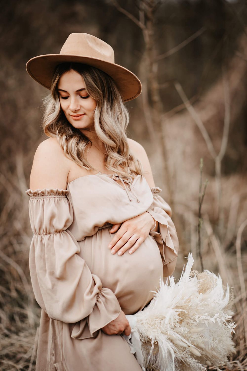Babybauchfotos Linz Schwangerschaft Fotos Shooting Babybauch Schwangerschaftsfotos Boho Inspiration Shootingkleid OÖ