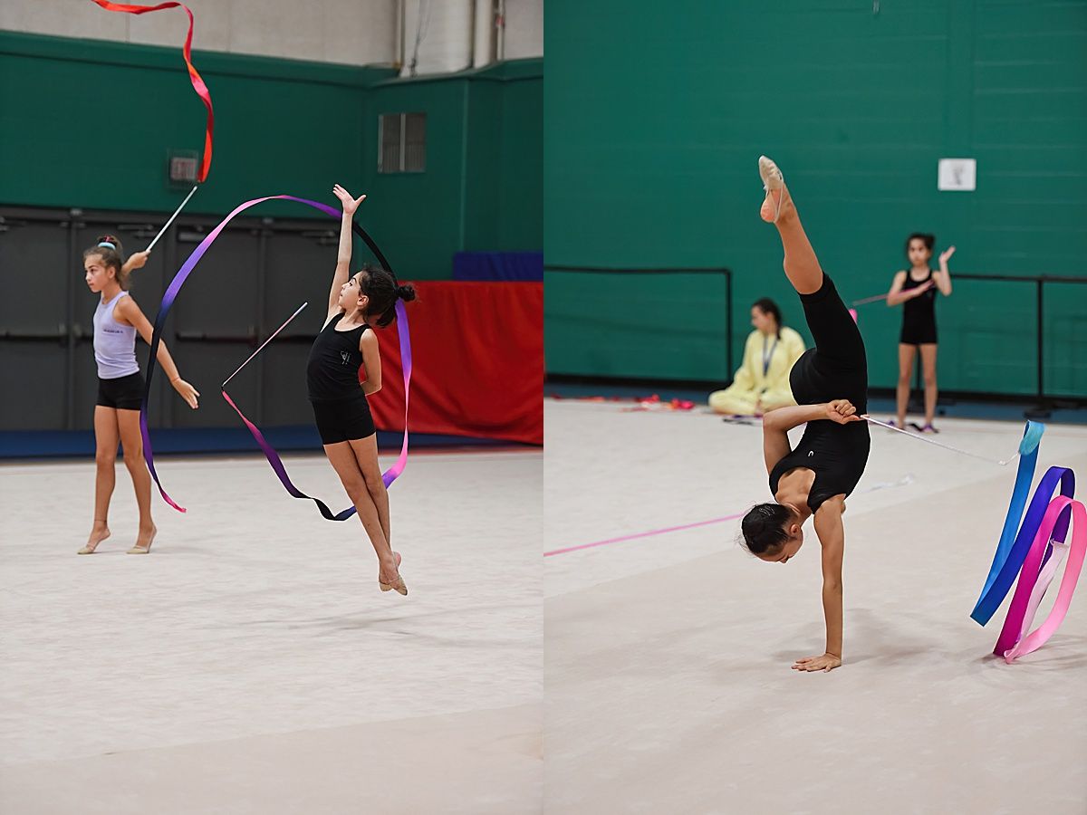 Rhythmic Gymnastics ribbon technique