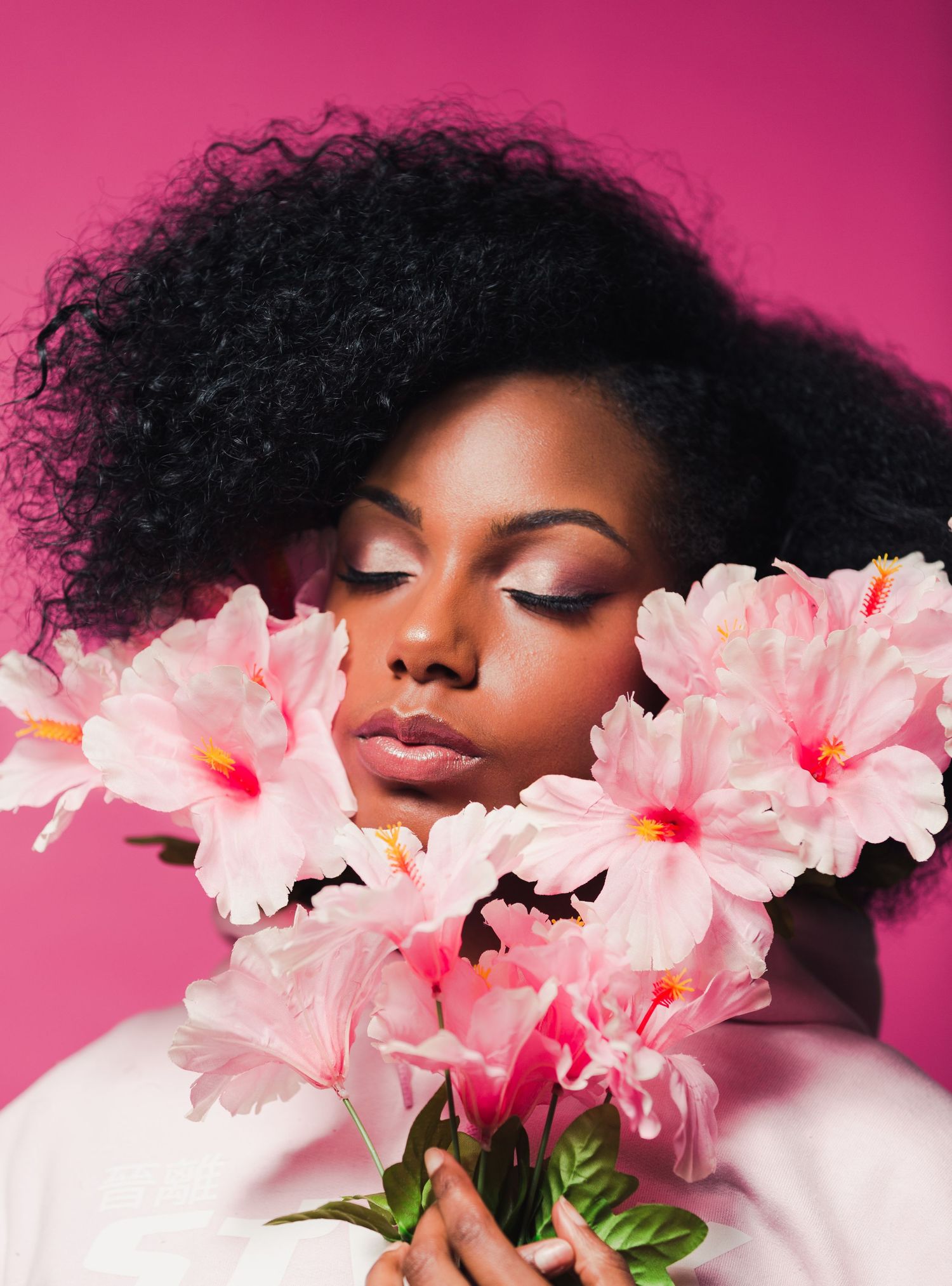 Artistic portrait with unique composition