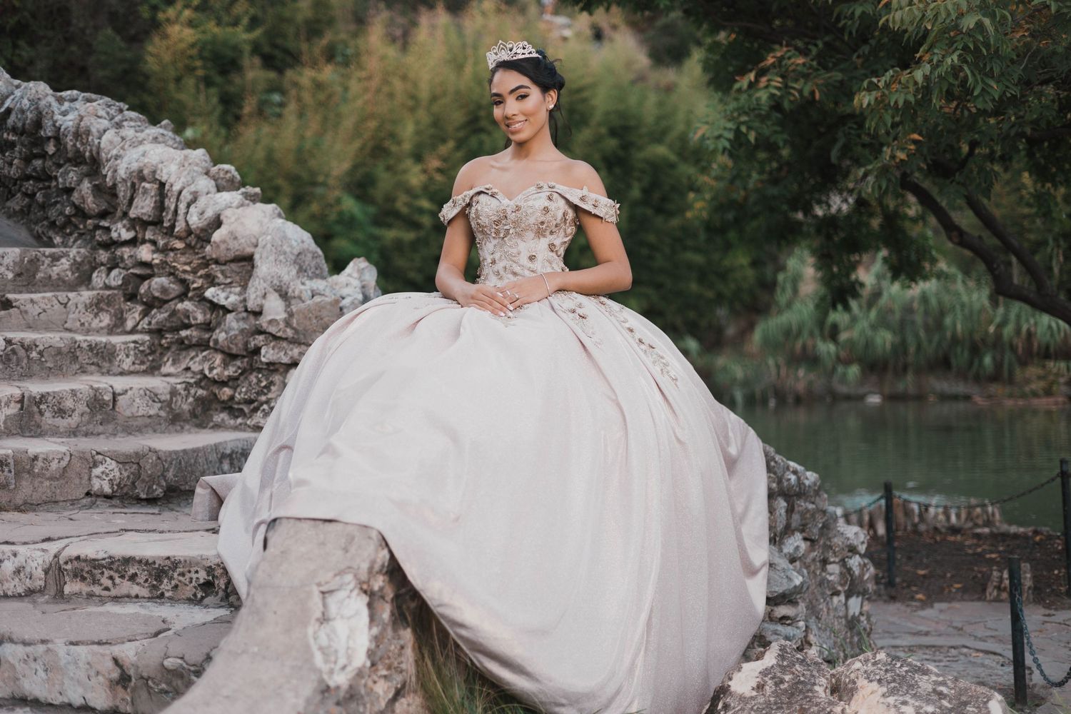 Alondra's Quinceañera Photo Shoot - Japanese Tea Garden - Ginori Photography & Film