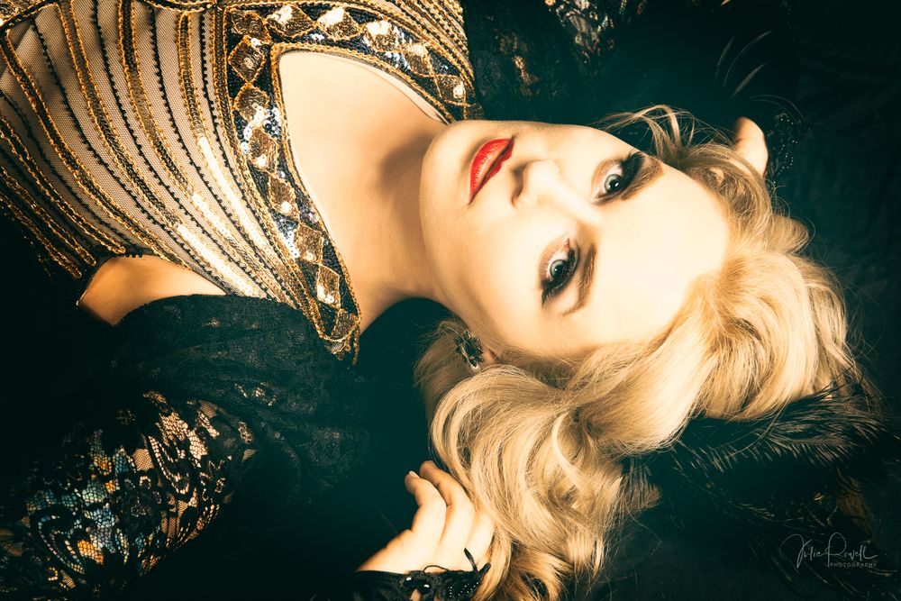 Hollywood Glam, with hair and makeup
