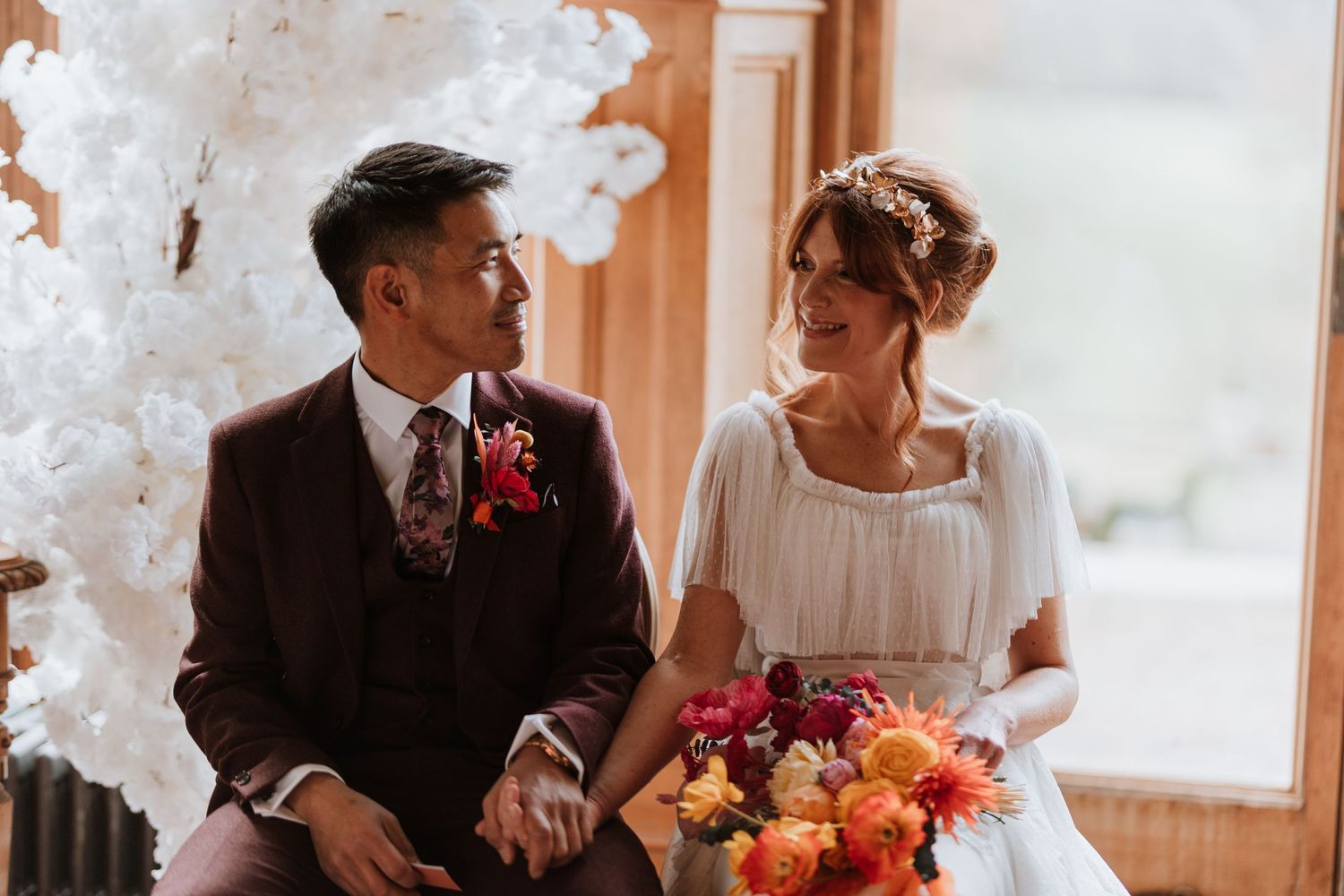 Emotive wedding photography at Berwick House, Shrewsbury