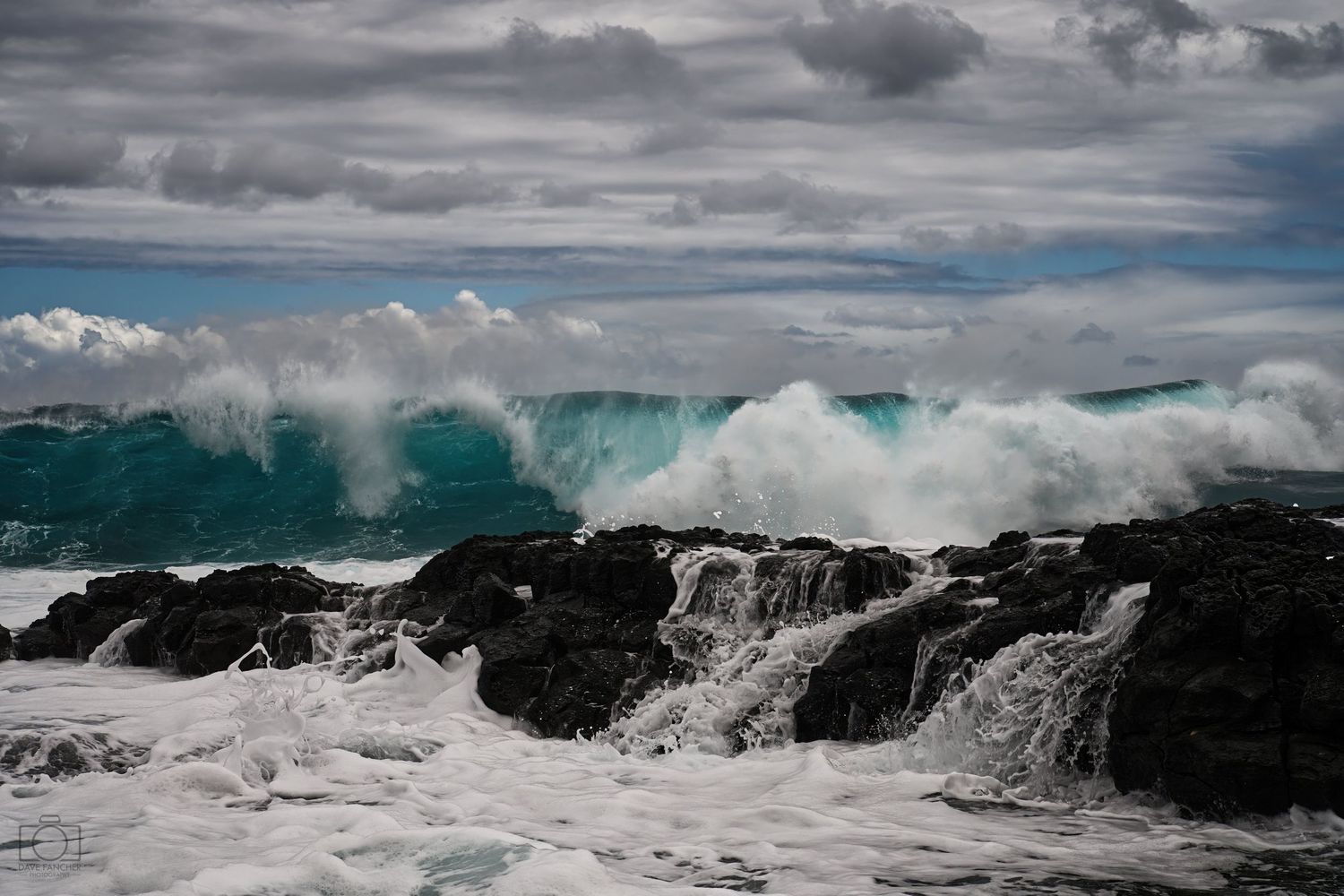 Waves crashing ashore at Hawaii's South Point