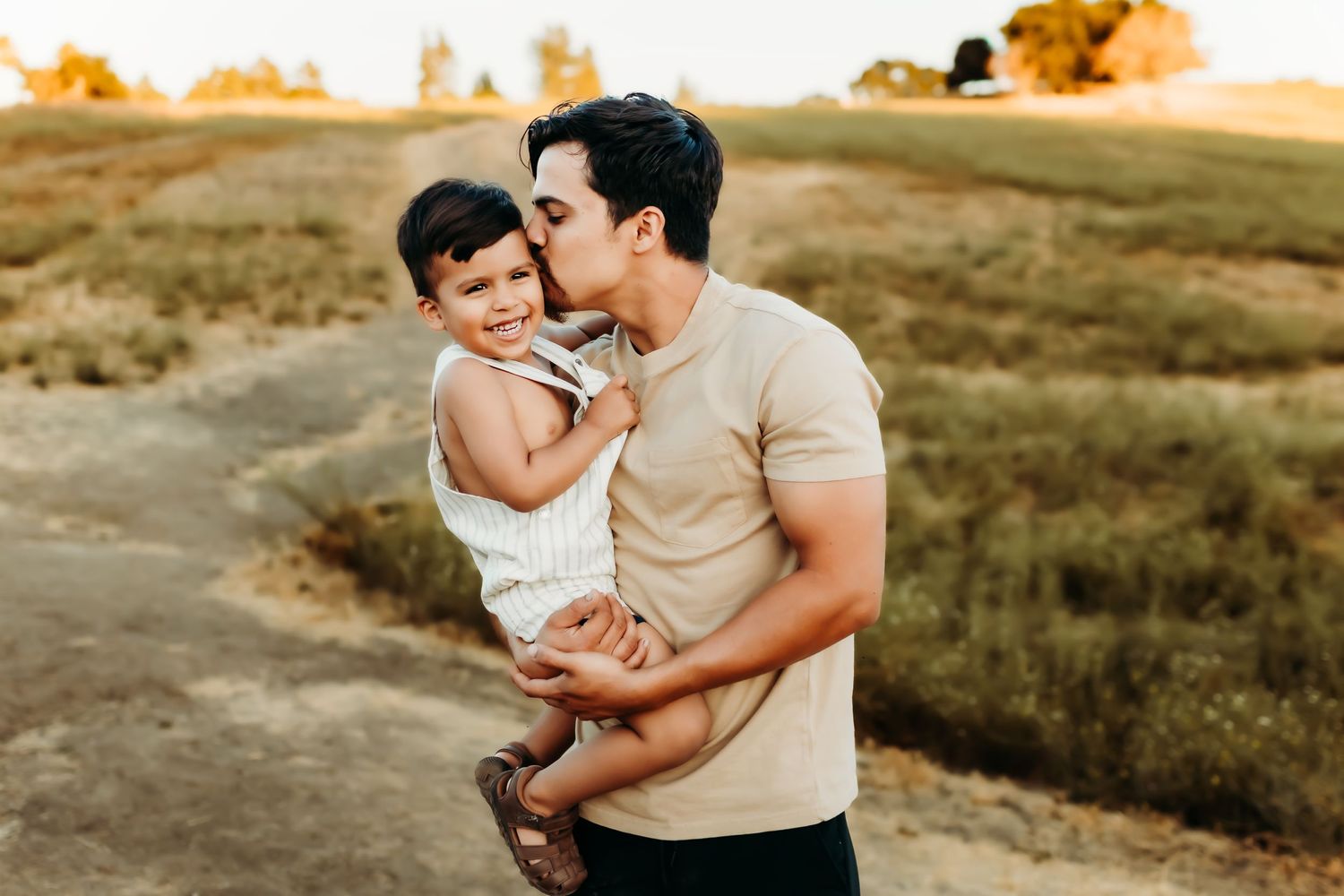 Dad and son photography