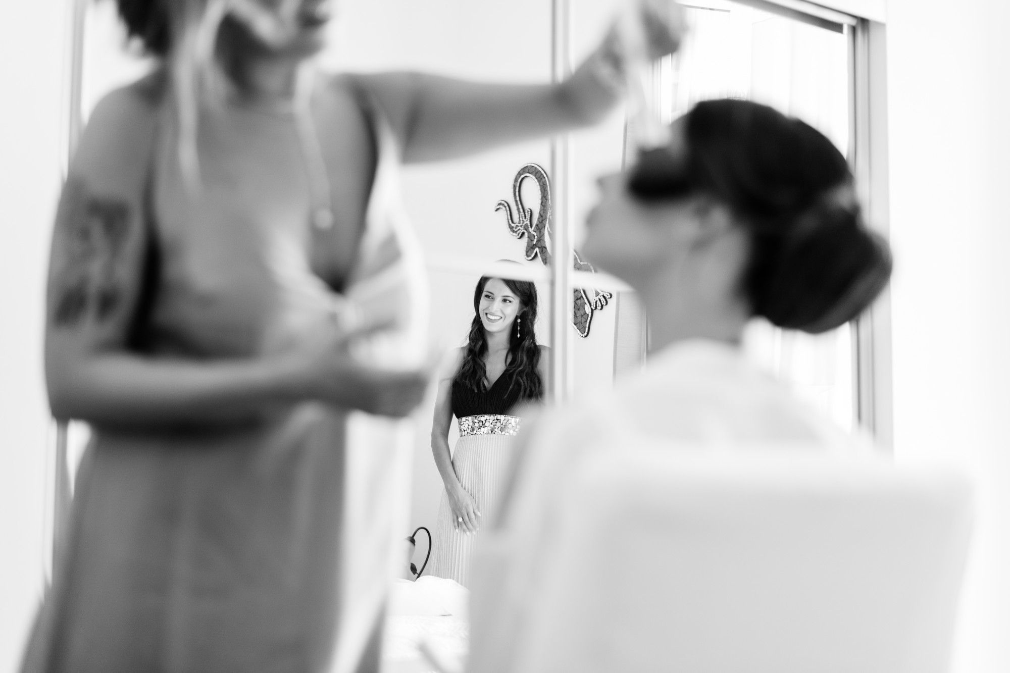 la sposa al trucco