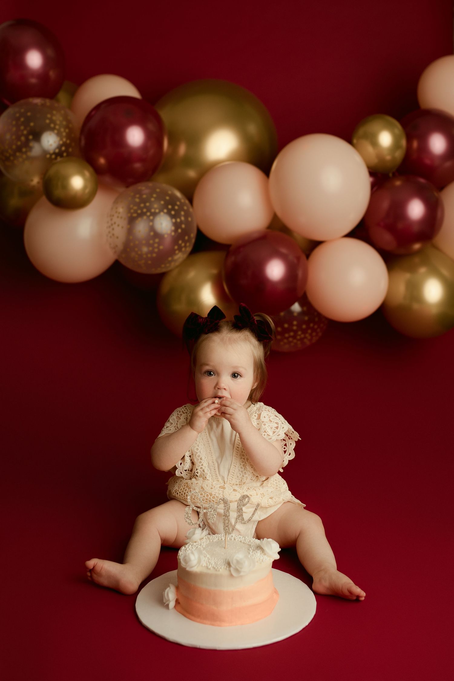 Wichita cake smash photographer, Wichita baby photographer, baby portraits near me