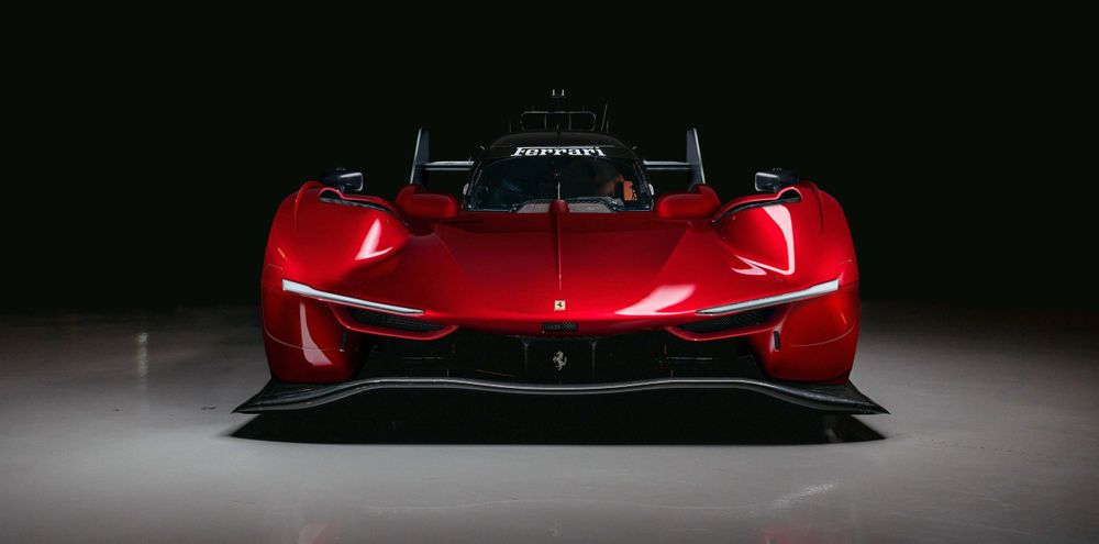 Ferrari LMH prototype CGI future cars illustration for Top Gear magazine UK