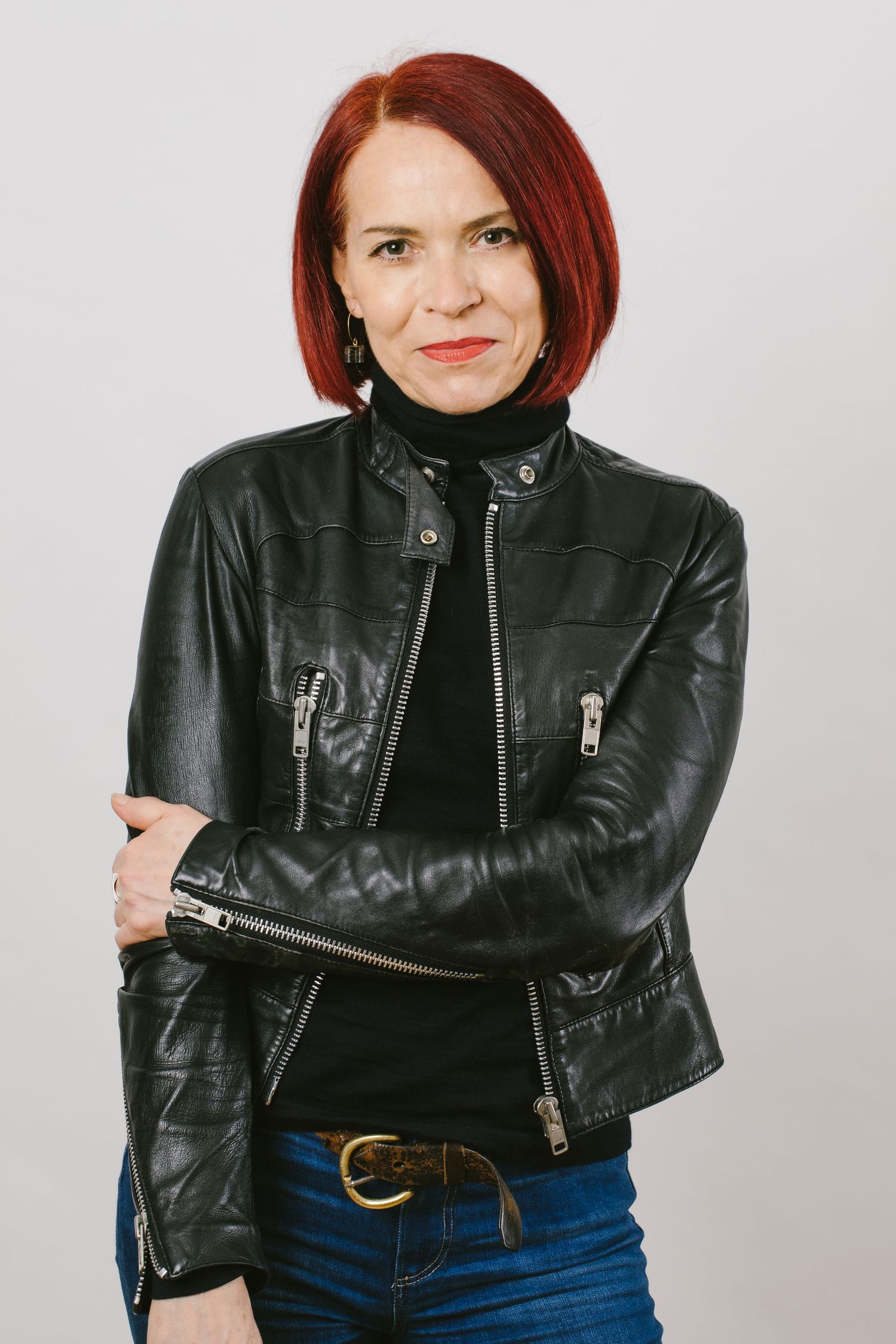 Business portrait, in Stoke Newington studio.