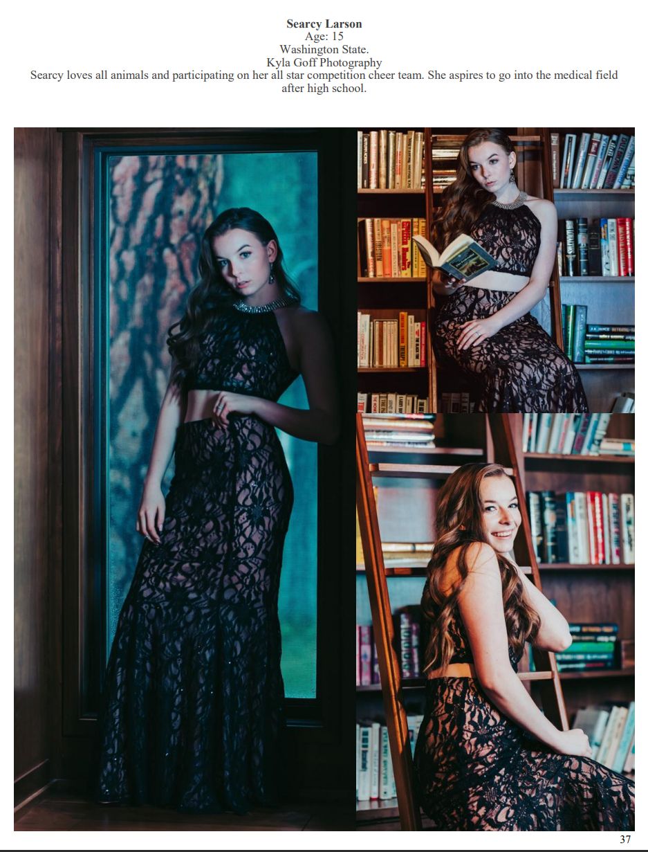Young Model Magazine Kyla Goff Bellingham Senior Photographer