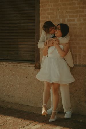Fort Worth Texas engagement photographer with a city vibe and a retro feel. Vintage engagement session in Fort Worth