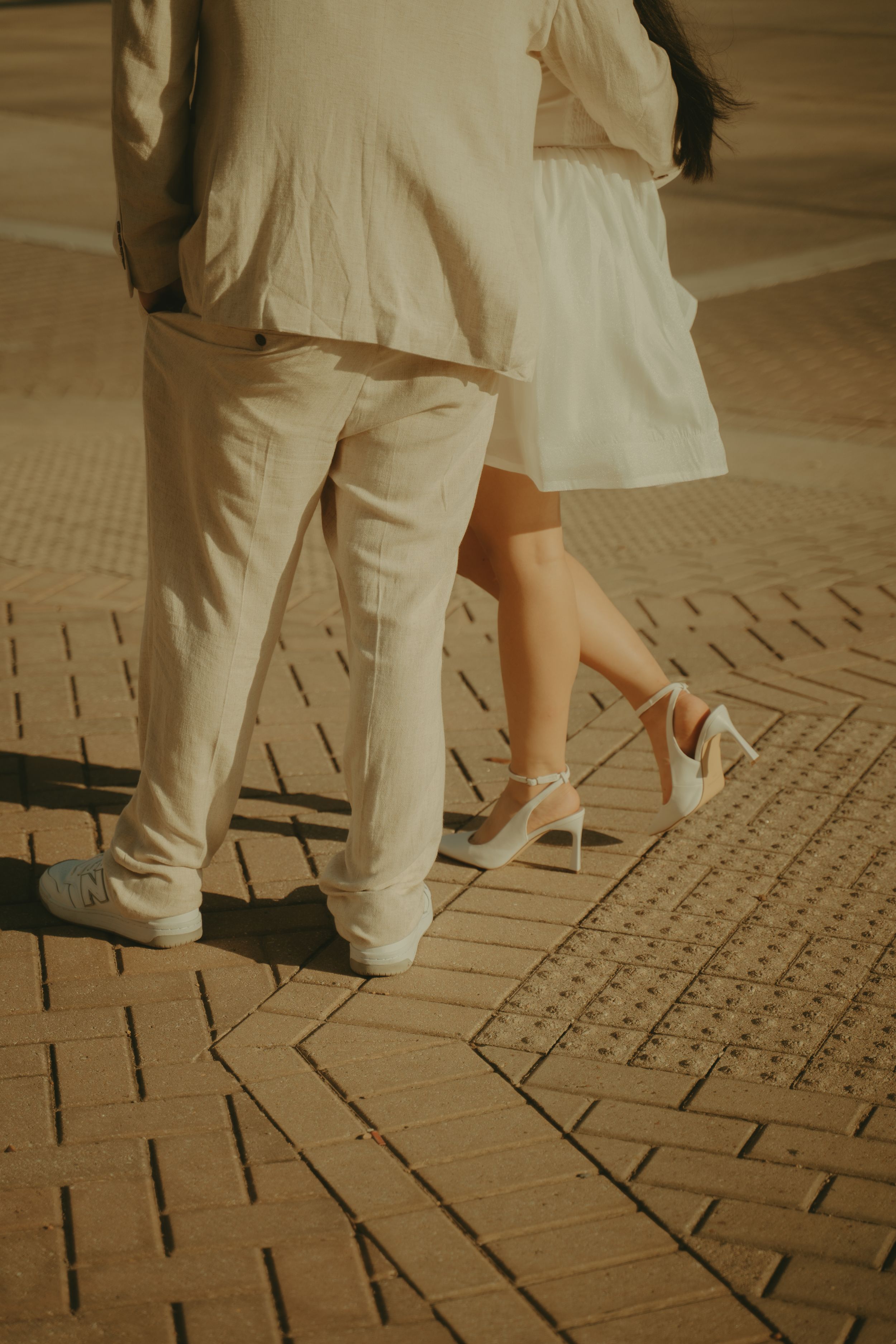 Fort Worth Texas engagement photographer with a city vibe and a retro feel. Vintage engagement session in Fort Worth