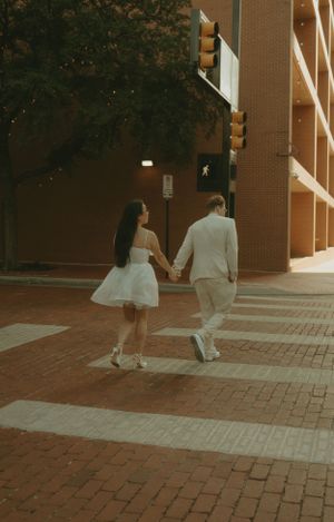 Fort Worth Texas engagement photographer with a city vibe and a retro feel. Vintage engagement session in Fort Worth