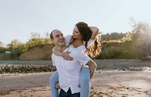 Engagement session at Blomidon Provincial Park, Annapolis Valley, Nova Scotia