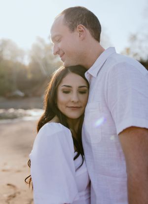 Engagement session at Blomidon Provincial Park, Annapolis Valley, Nova Scotia