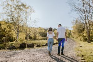 Engagement session at Blomidon Provincial Park, Annapolis Valley, Nova Scotia