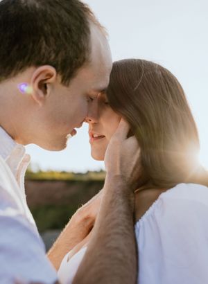 Engagement session at Blomidon Provincial Park, Annapolis Valley, Nova Scotia
