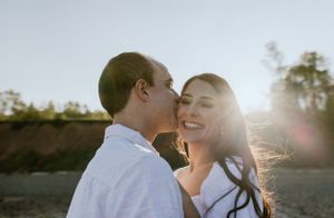 Engagement session at Blomidon Provincial Park, Annapolis Valley, Nova Scotia