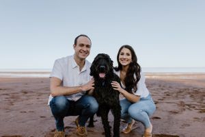 Engagement session at Blomidon Provincial Park, Annapolis Valley, Nova Scotia