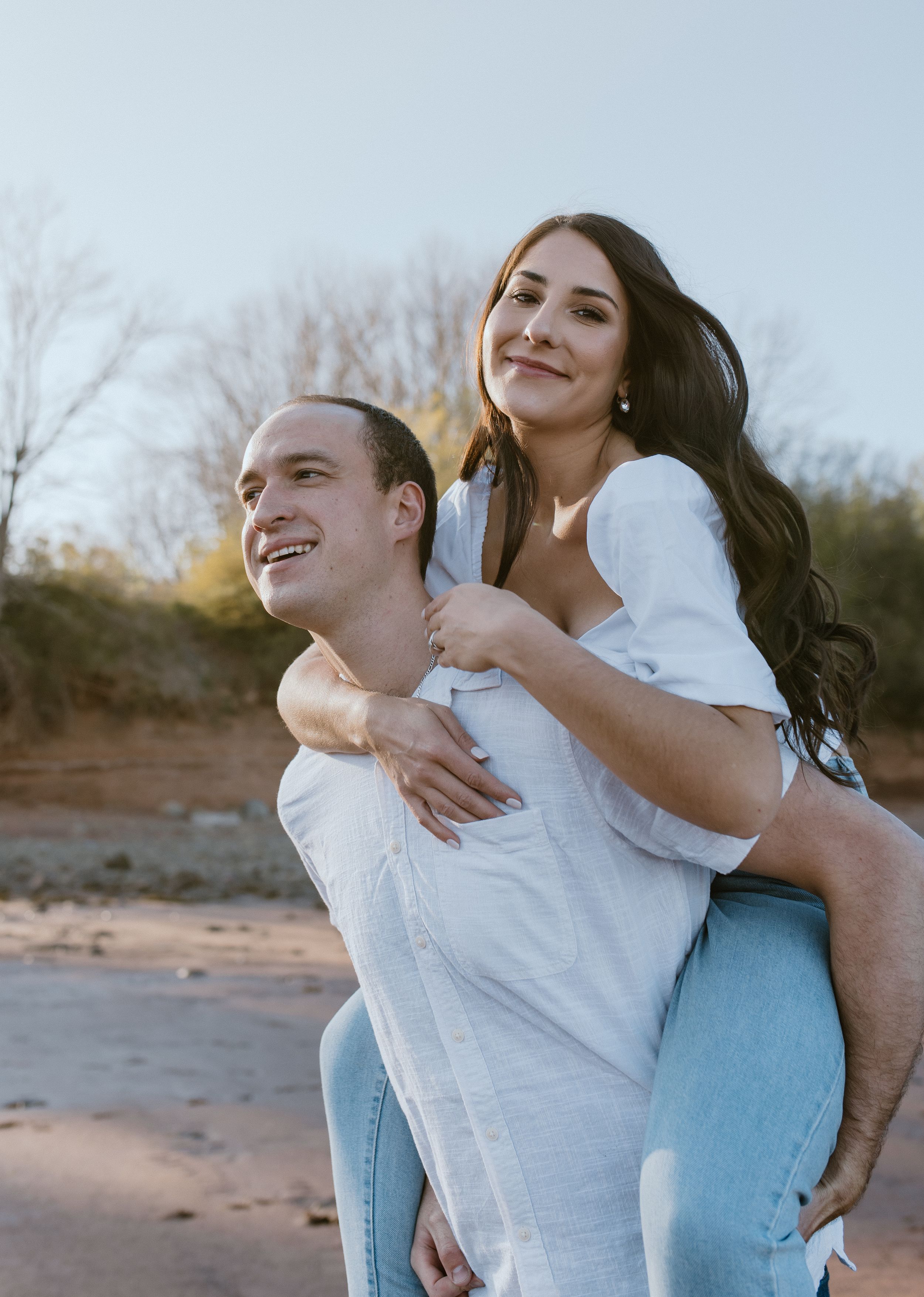Sunset engagement session at Blomidon Provincial Park, Annapolis Valley, Nova Scotia
