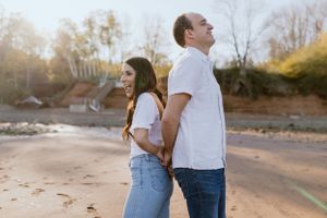 Engagement session at Blomidon Provincial Park, Annapolis Valley, Nova Scotia