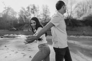 Engagement session at Blomidon Provincial Park, Annapolis Valley, Nova Scotia