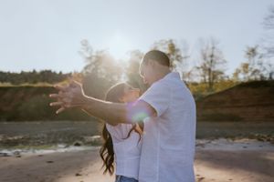 Engagement session at Blomidon Provincial Park, Annapolis Valley, Nova Scotia