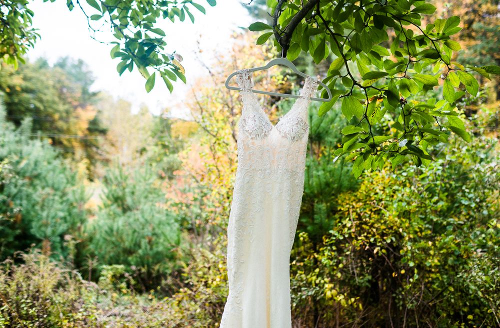 Wedding dress for outdoor wedding