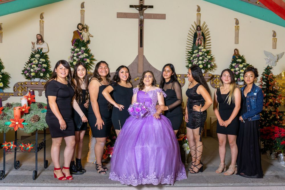 sesiones de XV años - grupales
