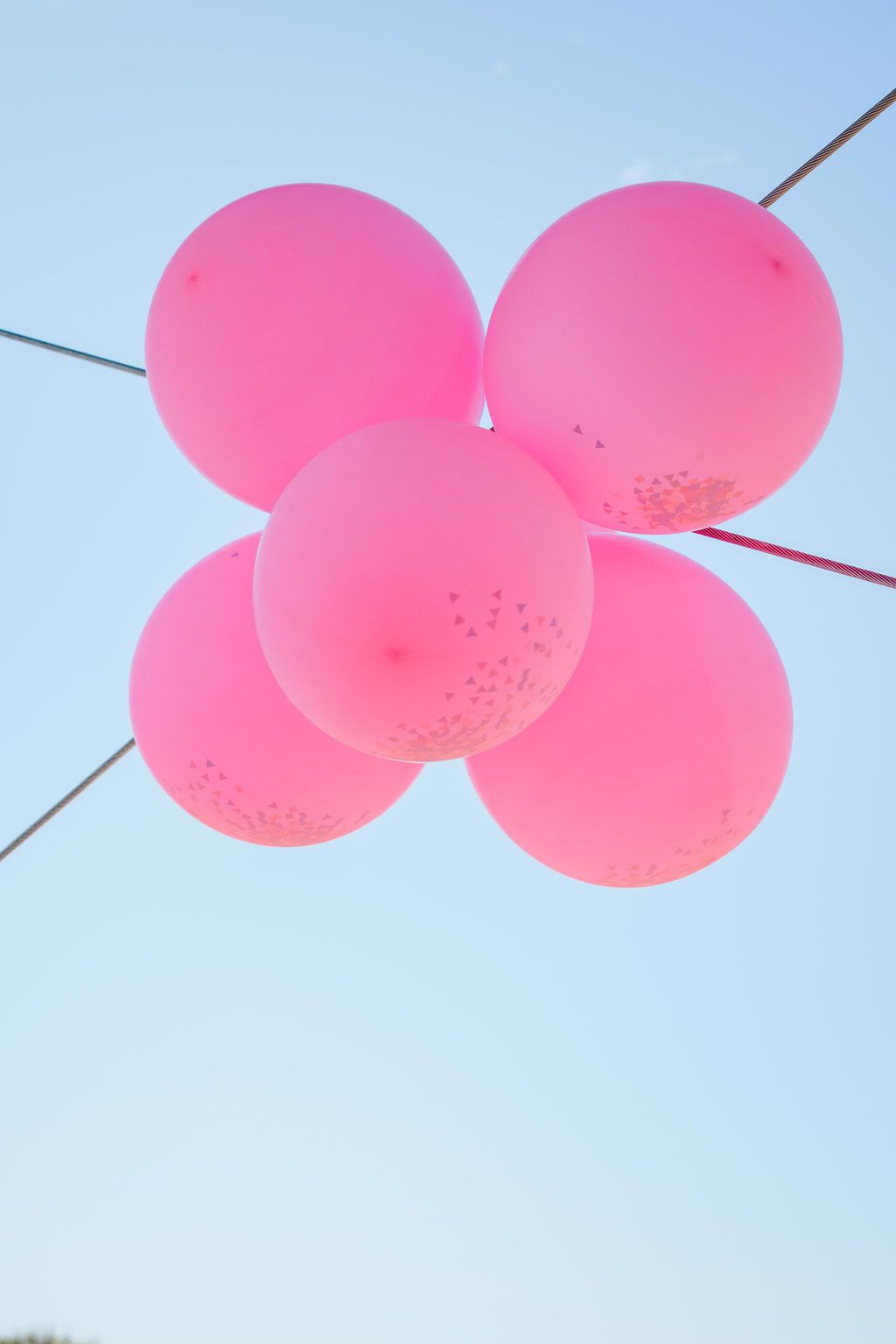 Girl celebrating first birthday party