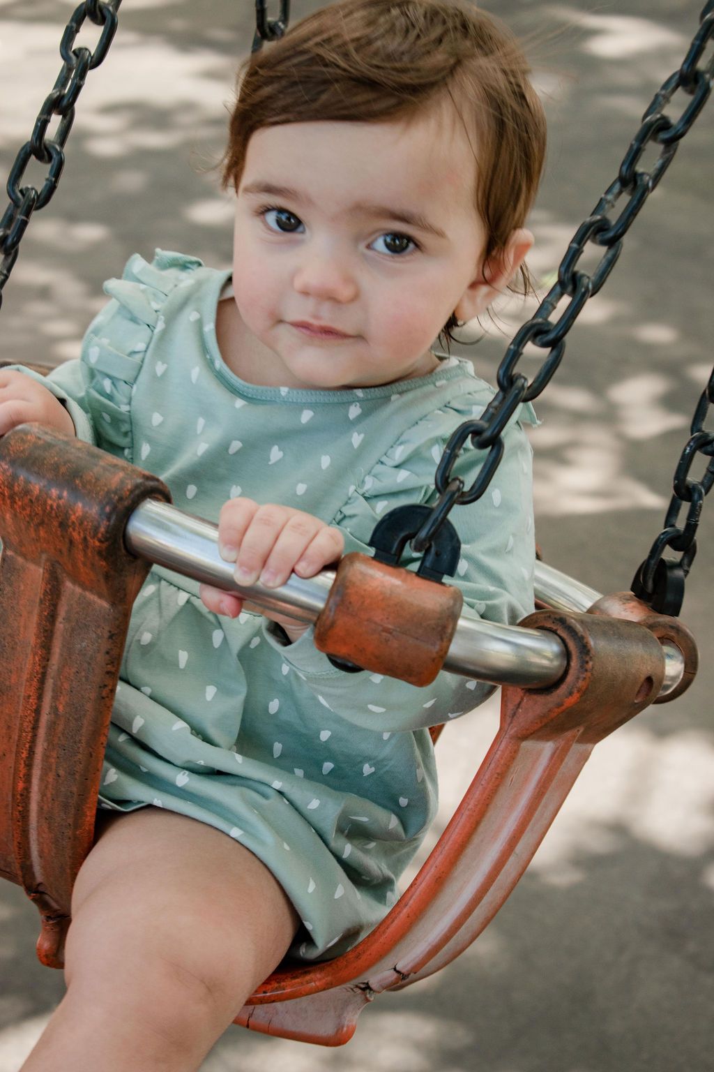 Girl celebrating first birthday party