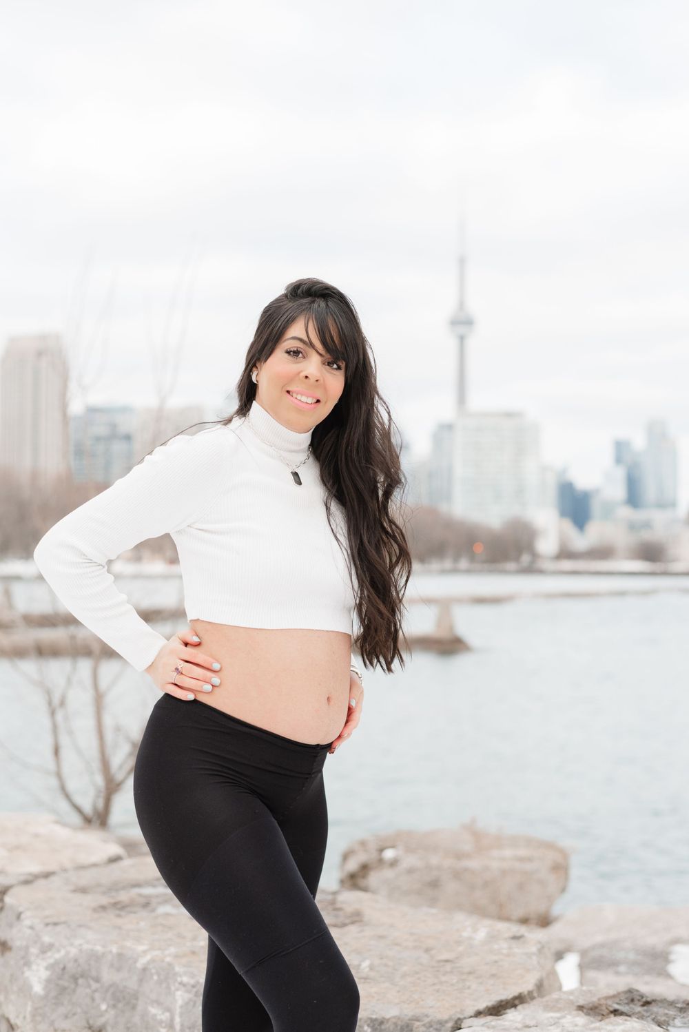 CN Tower Maternity Shoot