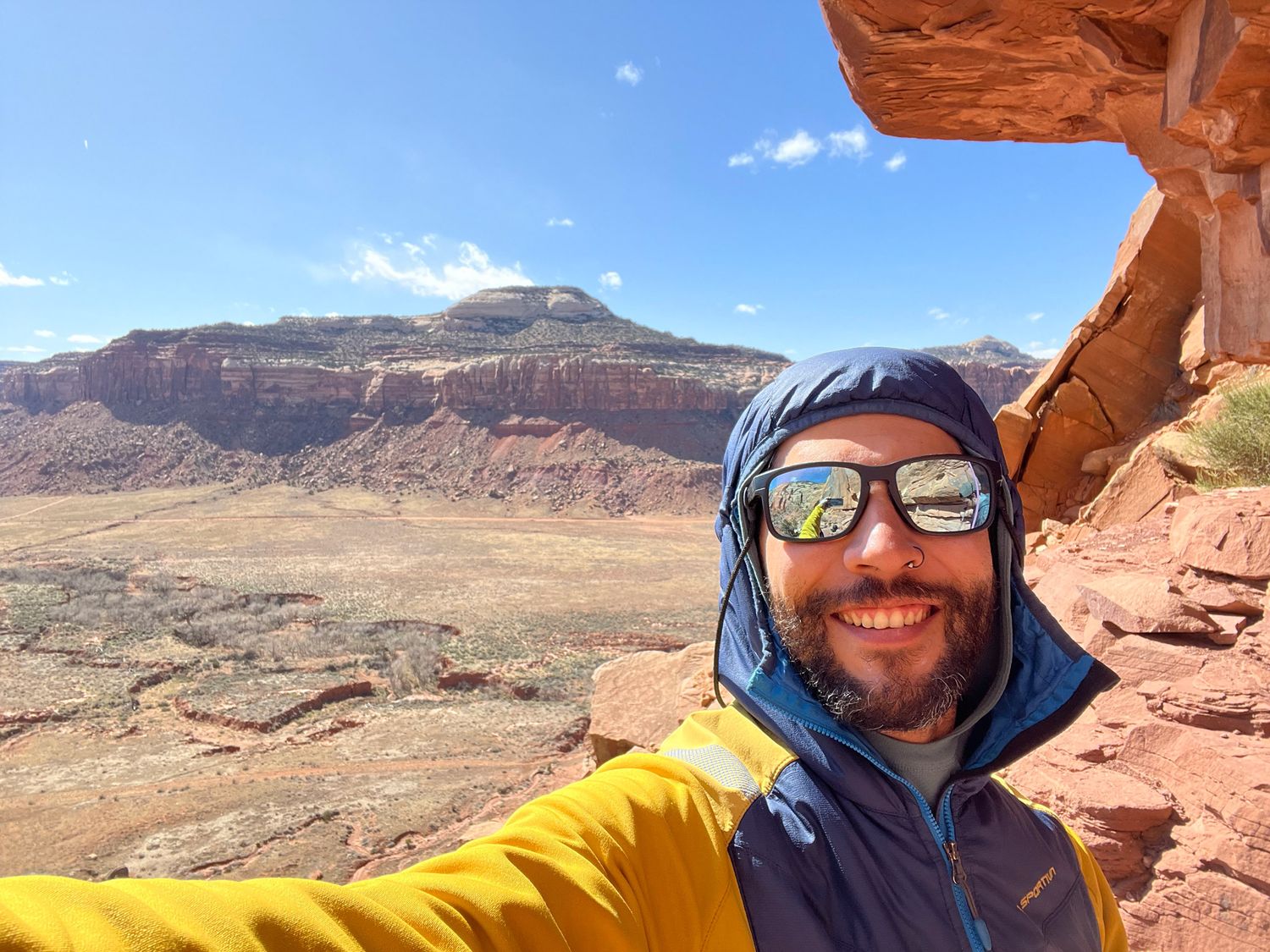Self Portrait of Headshot Photographer In the Desert