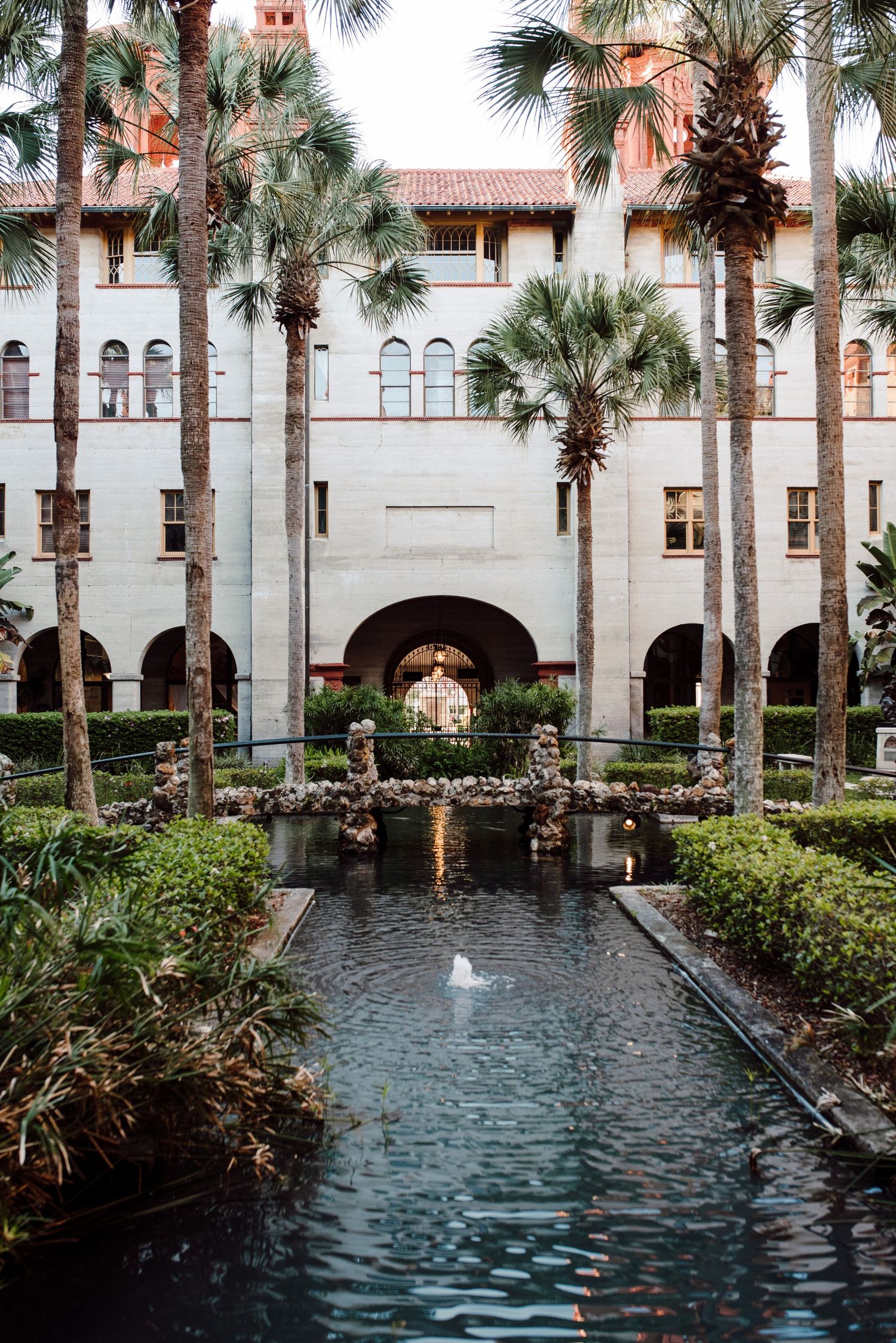 Lightner Museum front bridge.