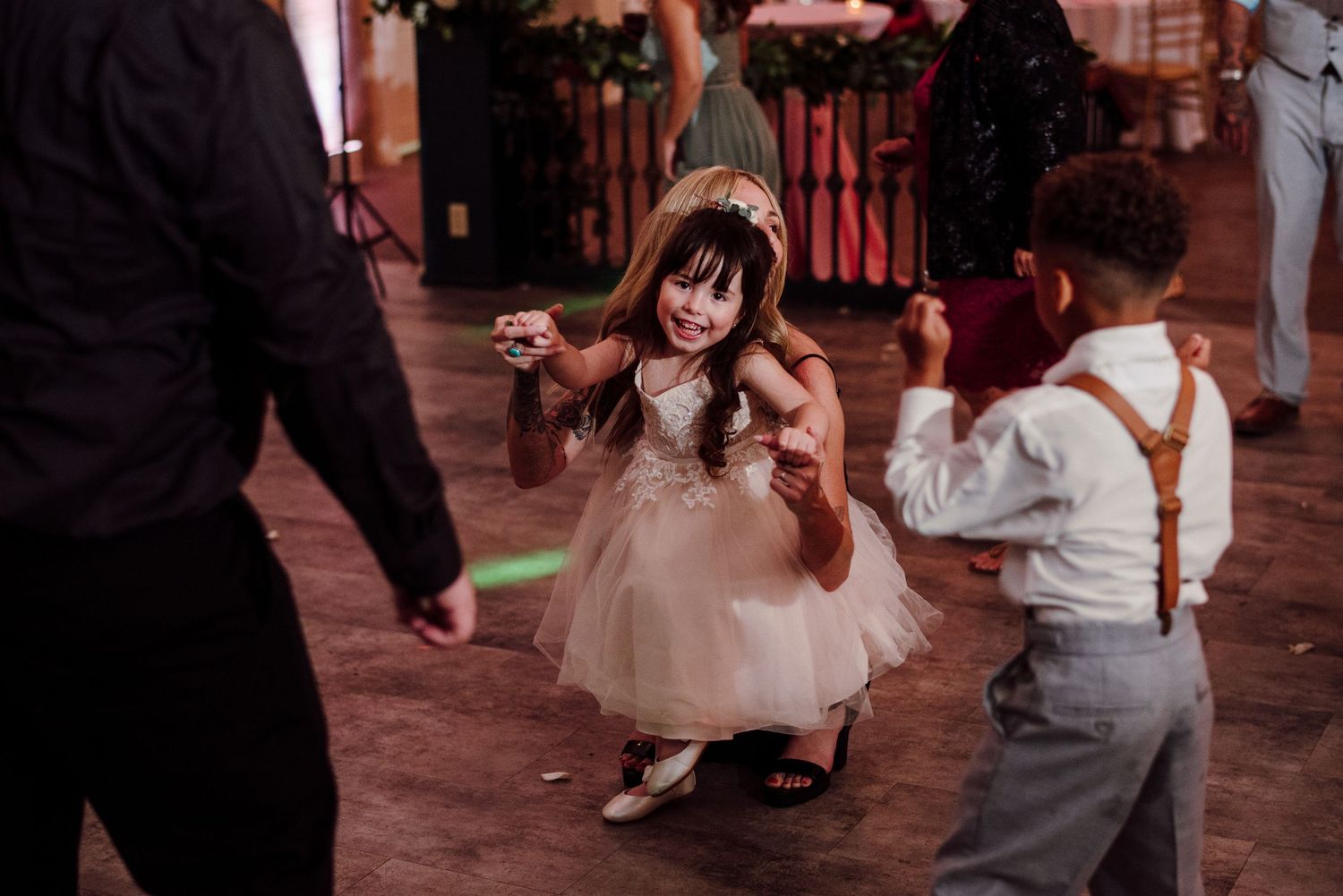 young girl on the dance floor