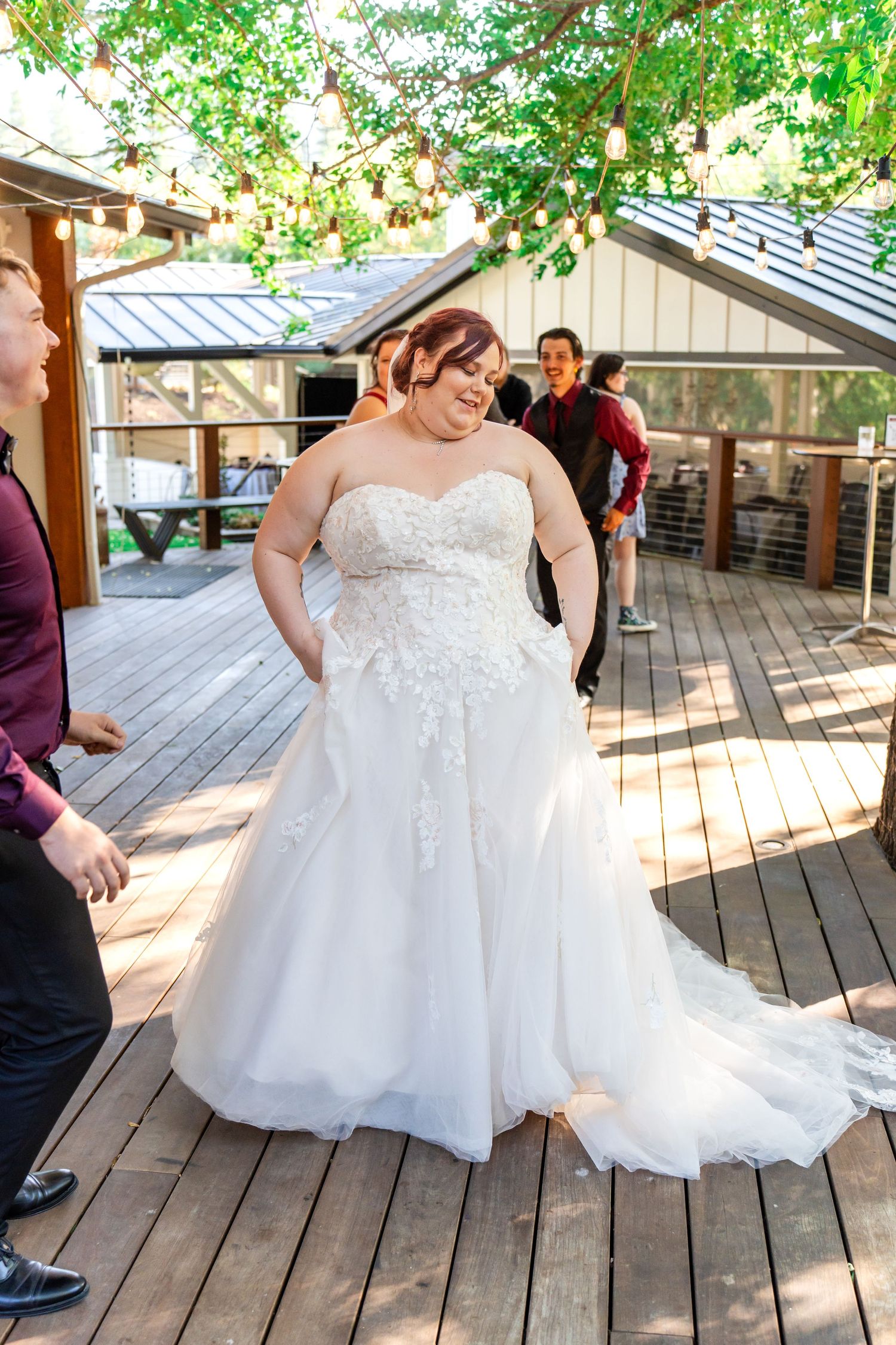 bride on the dance floor