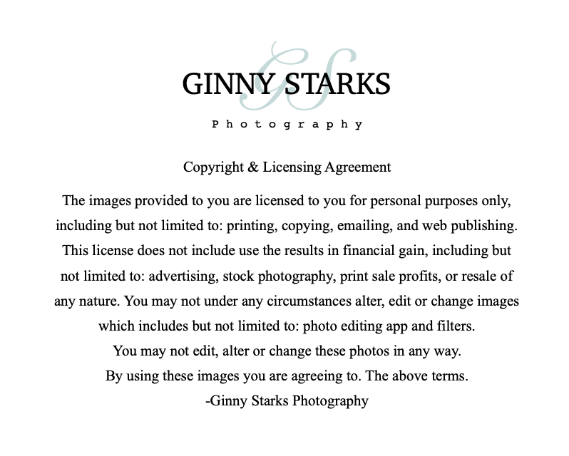 Print info ginny starks