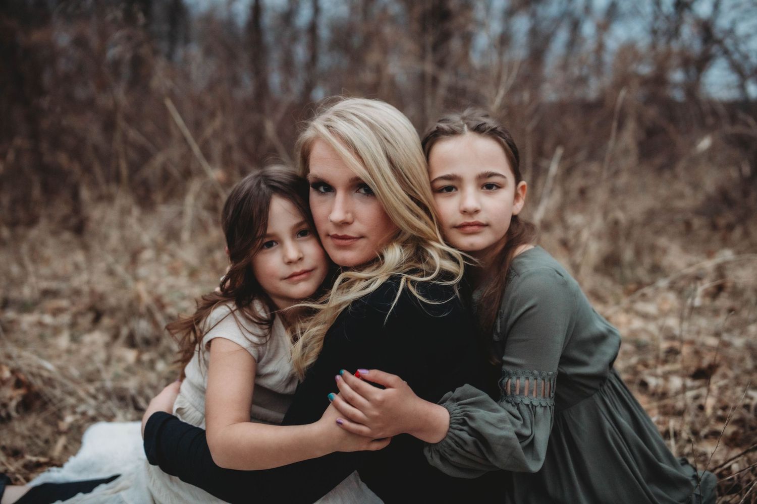 family photo, in field
